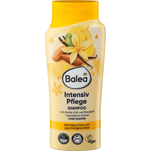 Balea Dm - Shampoo Intensive Care with vanilla scent and almond oil A Solution for stressed and damaged hair - 300 ml - Balea Dm