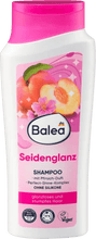 Balea Dm - Shampoo Silk Shine with Peach Fruit scent A Solution for dull and dead ends Hair - 300 ml - Balea Dm