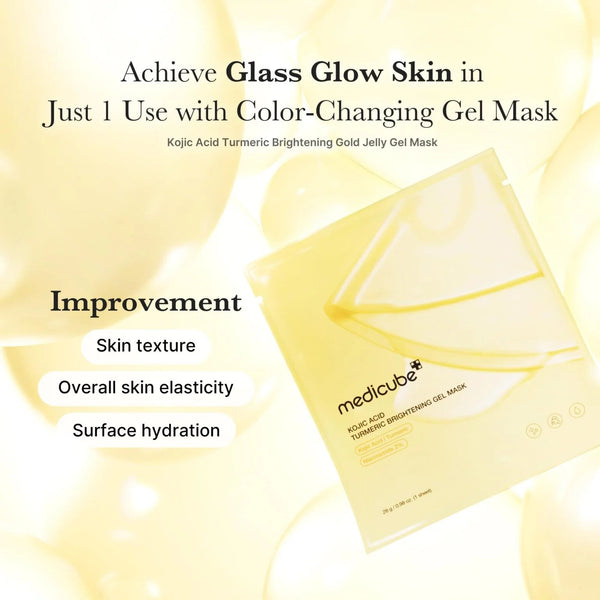 Medicube Kojic Acid Turmeric Brightening Gel Mask 1ea - Authentic Korean skincare in pakistan - Medicube