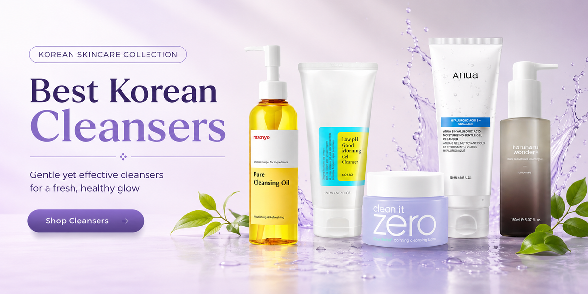 Korean Cleansers Pakistan — Oil Cleansers, Foam Cleansers & Double Cleansing
