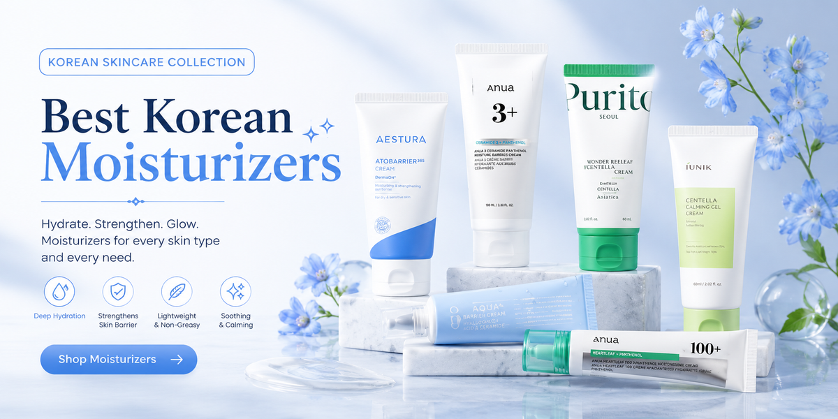 Korean Moisturizers & Face Oils Pakistan — Gel, Cream & Oil Formulas