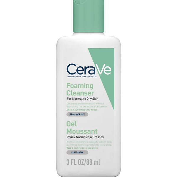 CeraVe Foaming Facial Cleanser for Normal to Oily Skin