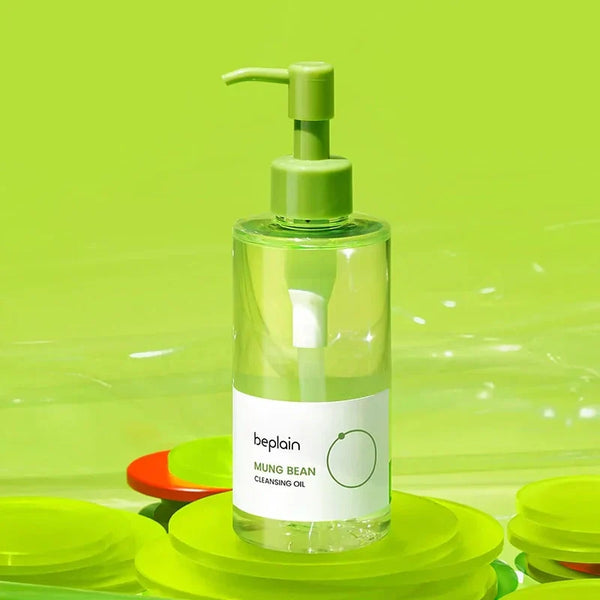 beplain Mung Bean Cleansing Oil 200ml - back packaging with ingredients