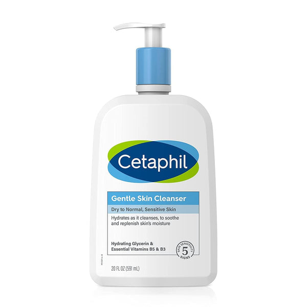 Cetaphil Gentle Skin Cleanser – 500ml – Hydrating Daily Face & Body Wash for Dry & Sensitive Skin – 100% Original in Pakistan