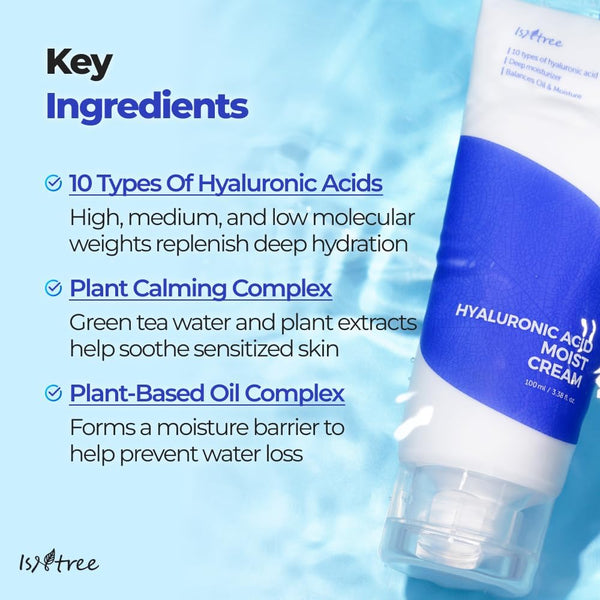 ISNTREE Hyaluronic Acid Moist Cream 100ml – Authentic korean skincare in pakistan
