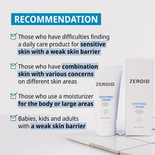 ZEROID Soothing Cream 80ml – Barrier Repair Moisturizer for Sensitive & Dry Skin | Original Korean Skincare Pakistan