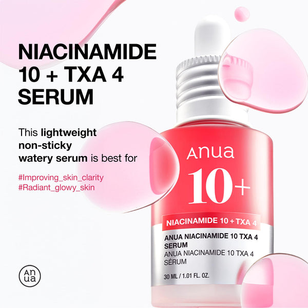 Acne Control & Skin Repair Kit – Anua Niacinamide Serum + Mixsoon Bean Essence for Clear, Even Skin