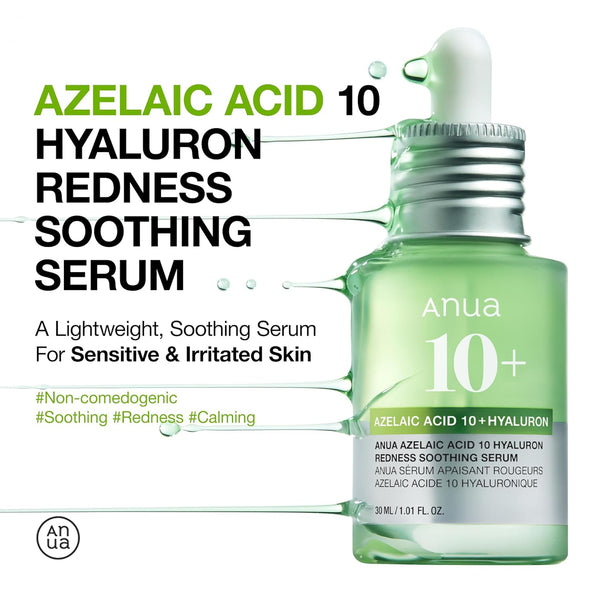 [ANUA]-Azelaic Acid 10 Redness Soothing Serum 30ml – Authentic Korean Skincare in Pakistan