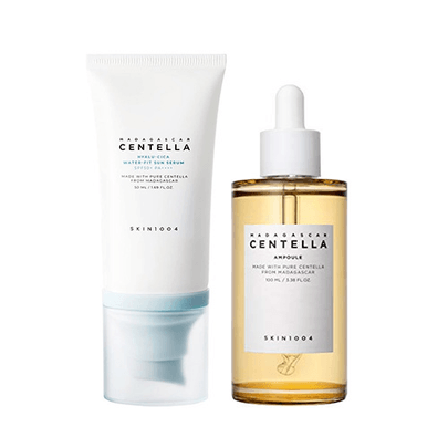 [SKIN1004] Centella Glow Duo – Hyalu-Cica Sunscreen + Soothing Ampoule for Hydration & Acne Care