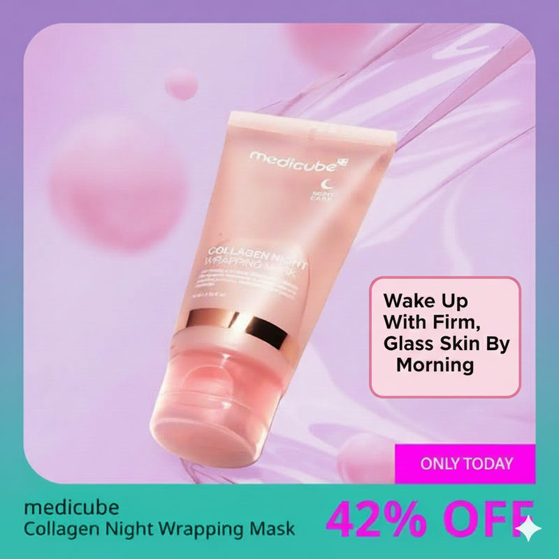 Medicube Collagen Night Wrapping Mask – Glass Skin Mask in Pakistan