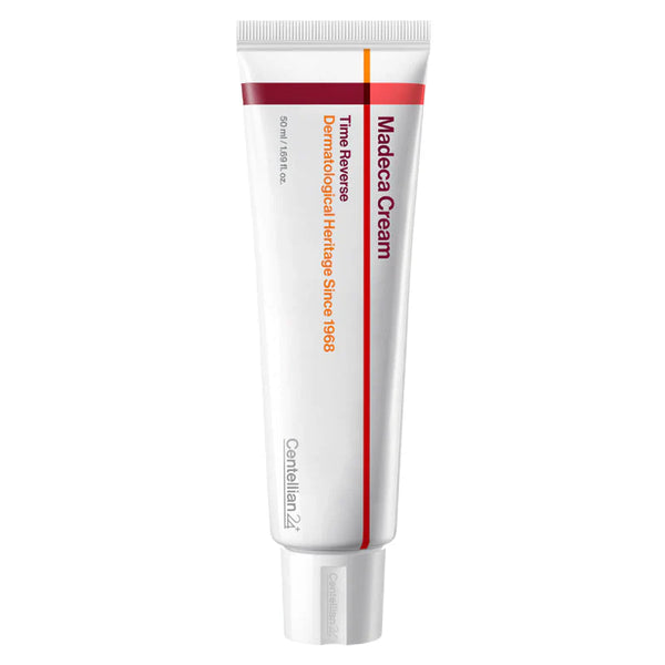 Tube of Madaca Cream on a white background