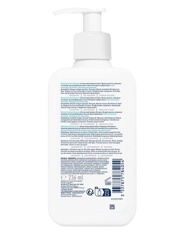 CeraVe Blemish Control Cleanser 236ml