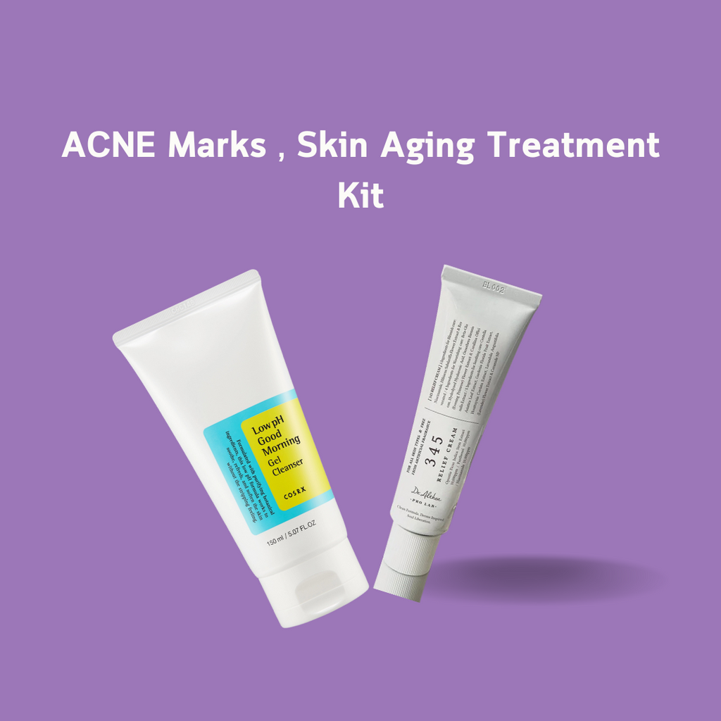 [A] ACNE MARKS Clear , Glow and Skin Aging Treatment Kit – KOREAN ...