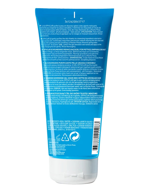 La Roche-Posay Effaclar Purifying Mousse Gel Cleanser 200ml