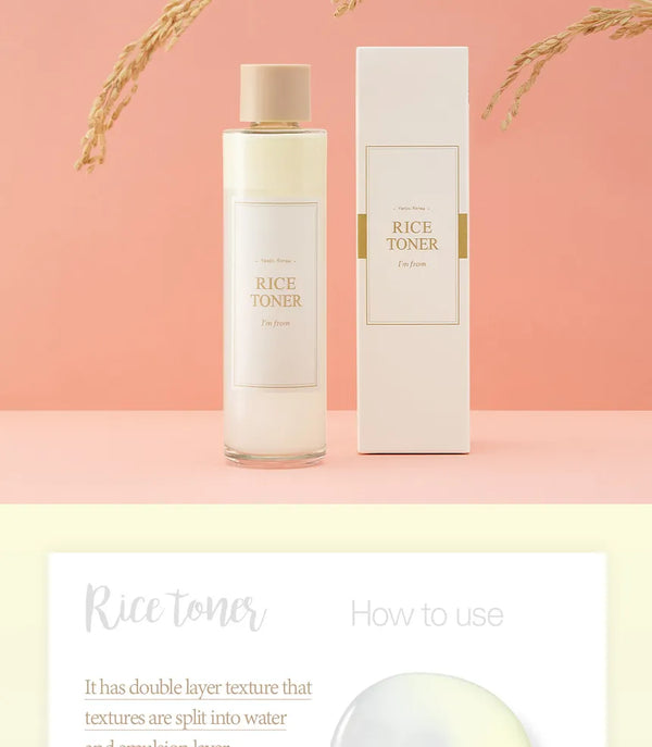 [I'm From] - Rice Toner 150ml - Korean-Skincare.Pk