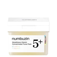 Numbuzin No.5+ Glutathione Vitamin Concentrated Toner Pads packshot