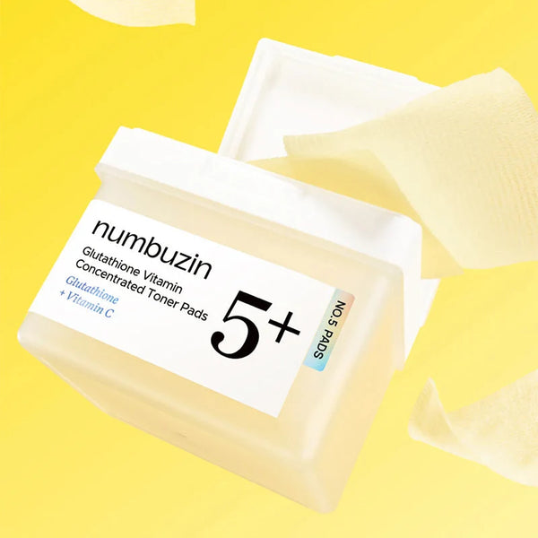 Numbuzin No.5+ Glutathione Vitamin Concentrated Toner Pads 70pads