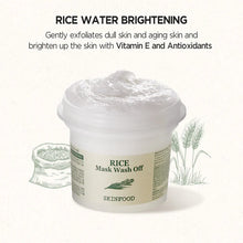 Skinfood Rice Mask Wash Off 120g | Brightening & Softening Korean Face Mask in Pakistan