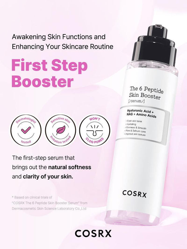 [COSRX] The 6 Peptide Skin Booster Serum 150ml – Advanced Anti-Aging - Korean-skincare.pk