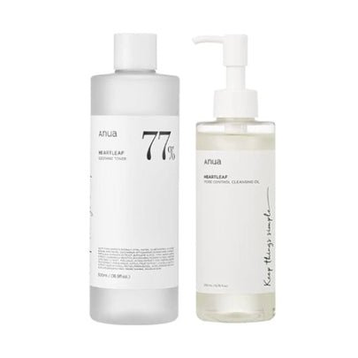 Anua Heartleaf Cleansing & Hydration Set