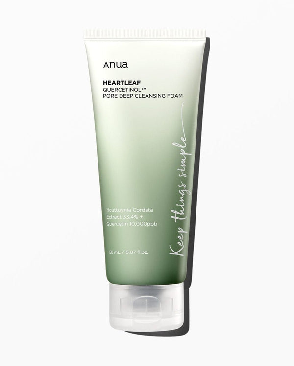 [ANUA] - HEARTLEAF QUERCETINOL PORE DEEP CLEANSING FOAM 150ml – 100% Authentic Korean Skincare in Pakistan - ANUA