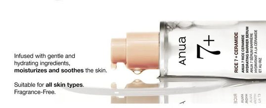 [ANUA] Rice 7 Ceramide Hydrating Barrier Serum 50ml – 100%Authentic Korean Skincare in Pakistan - ANUA