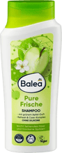 Balea Dm - Shampoo Pure Freshness with with green apple scent A Solution for slightly greasy hair and dry ends - 300 ml - Balea Dm