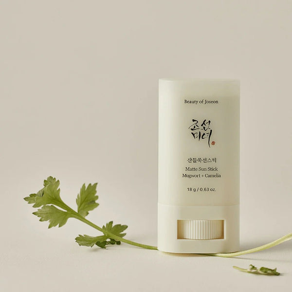 [Beauty of Joseon] Matte Sun Stick: Mugwort + Camellia (SPF 50+ PA++++), Authentic Korean Skincare in Pakistan - Beauty of Joseon