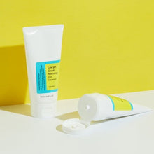 COSRX Low pH Good Morning Cleanser 150ml – front of the pack: upright tube and tube lying open | Korean Skincare Pakistan