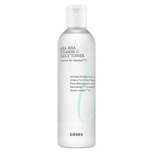 COSRX Refresh AHA BHA Vitamin C Daily Toner 150ml – front of the pack: white toner bottle with cap | Korean Skincare Pakistan