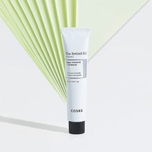 COSRX -Retinol 0.1% Cream 20ml – front of the pack: upright tube with green fan backdrop | Korean Skincare Pakistan