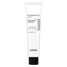 COSRX -Retinol 0.1% Cream 20ml – front of the pack: white tube with black cap | Korean Skincare Pakistan