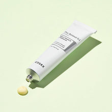 COSRX -Retinol 0.1% Cream 20ml – texture swatch: open tube with cream dollop | Korean Skincare Pakistan