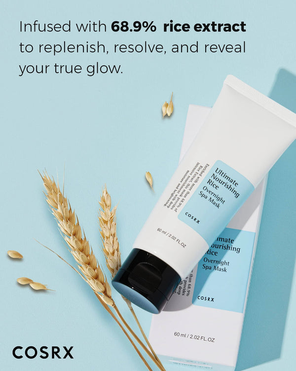 [COSRX] Ultimate Nourishing Rice Overnight Mask 60ml (Renewed) – Brightening Sleeping Mask | 100% Authentic Korean Skincare in Pakistan - COSRX
