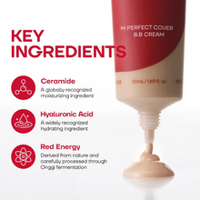 Missha M Perfect Cover BB Cream PRO SPF42 PA+++ No.21 Light Beige — image 4