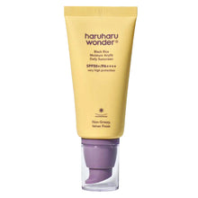 Haruharu Wonder Black Rice Daily Sunscreen SPF50+ PA++++ 50ml – front of the pack | Korean Skincare Pakistan