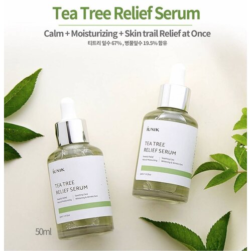 [iUNIK] Tea Tree Relief Serum 30ml - Korean-Skincare.pk