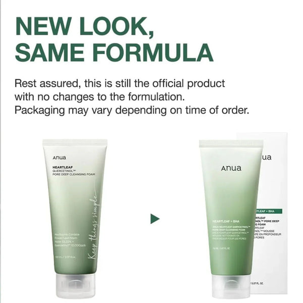 [ANUA] - HEARTLEAF QUERCETINOL PORE DEEP  CLEANSING FOAM 150ml – 100% Authentic Korean Skincare in Pakistan
