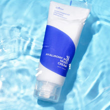 ISNTREE Hyaluronic Acid Moist Cream 100ml – front of the pack: tube lying in rippling water | Korean Skincare Pakistan