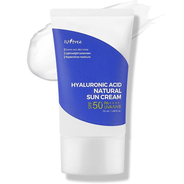 [ISNTREE] HYALURONIC ACID NATURAL SUN CREAM 50ml - 100%Authentic Korean Skincare Pakistan - ISNTREE