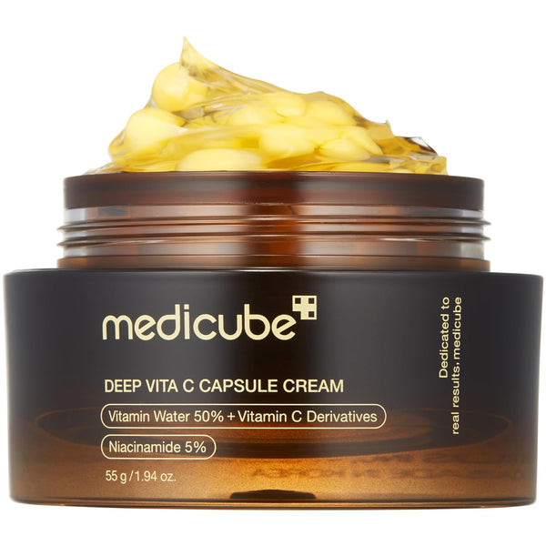 Medicube Deep Vita C Capsule Cream – Brightening Cream 55g - 100% Authentic Korean skincare in pakistan - Medicube