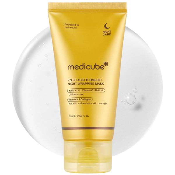 Medicube Kojic Acid Turmeric Night Wrapping Mask – 75ml - Authentic Korean Skincare in pakistan - Medicube