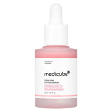 Medicube PDRN Pink Peptide Serum 30ml – front of the pack: pink dropper bottle front view | Korean Skincare Pakistan