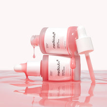 Medicube PDRN Pink Peptide Serum 30ml – two stacked bottles with dripping serum | Korean Skincare Pakistan