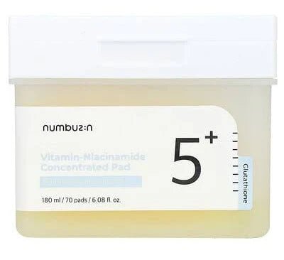 [Numbuzin] No.5 Vitamin - Niacinamide Concentrated Pad 180ml (70 Pads) – Brightening & Pore Care Pads | Authentic Korean Skincare in Pakistan - numbuzin