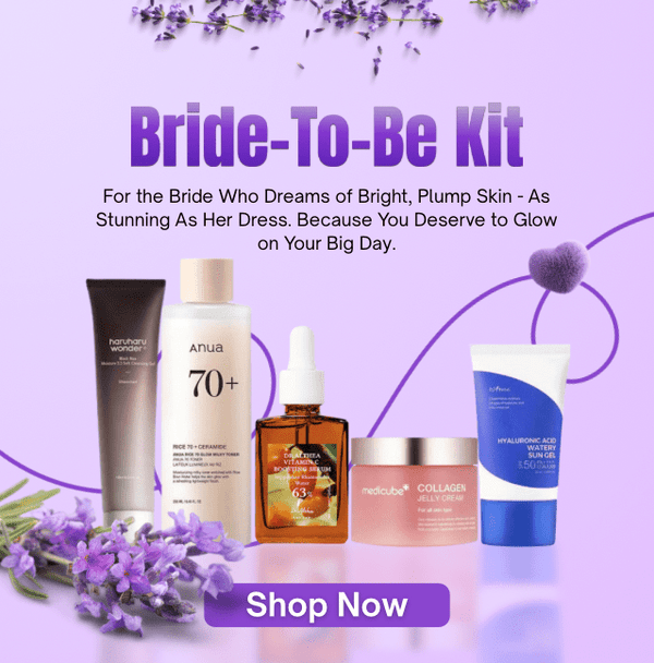 [Pre - Wedding] Korean Skincare Kit for Brides – Glow, Brighten & Hydrate in 5 Easy Steps - KOREAN - SKINCARE.PK
