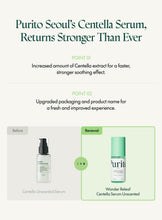 [PURITO SEOUL] - Wonder Releaf Centella Serum Unscented 60ml - 100% Authentic Korean - Skincare pakistan - Purito SOUL