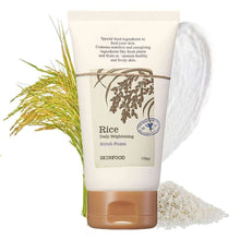 [SKINFOOD] Rice Daily Brightening Scrub Foam 150ml – Gentle Exfoliating & Brightening Cleanser | Korean-Skincare.PK