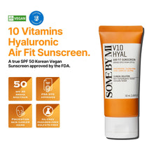 [SOME BY MI] -V10 HYAL AIR FIT SUNSCREEN 50ml -Korean-Skincare.pk