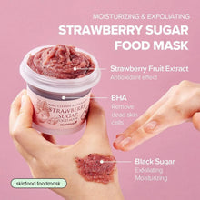 [SKINFOOD] Strawberry Sugar Food Mask 120g – Exfoliating & Brightening Face Mask | Korean-Skincare.PK